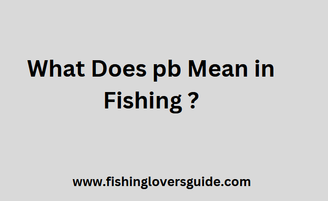 pb Mean in Fishing