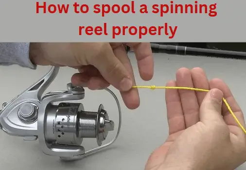 how to spool a spinning reel